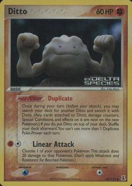 Ditto (Geodude) Reverse Holo 62/113
