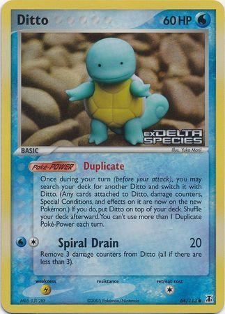 DItto (Squirtle) Reverse Holo 64/113