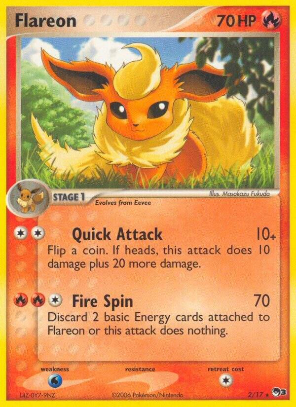 Flareon (Holofoil) 2/17