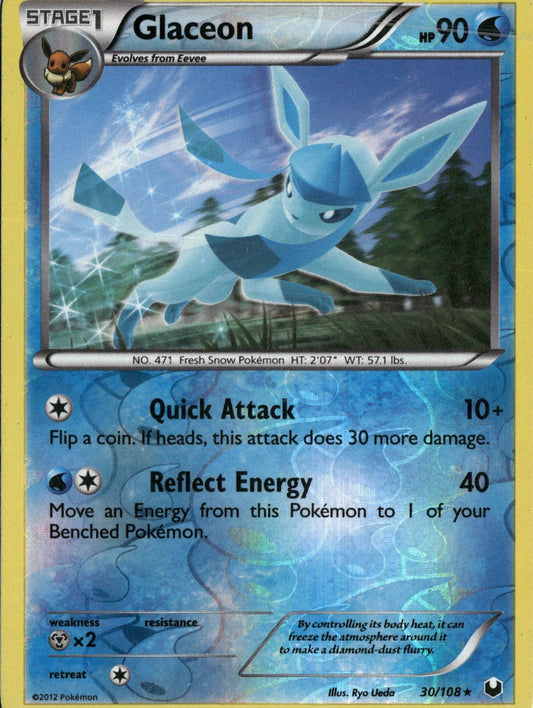 Glaceon Reverse Holo 30/108