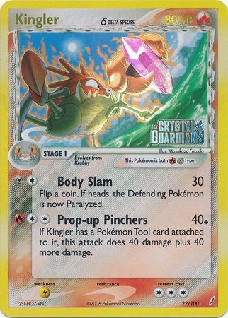 Kingler Reverse Holo 22/100