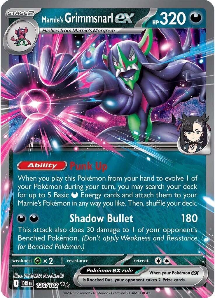 Marnie's Grimmsnarl ex 136/182