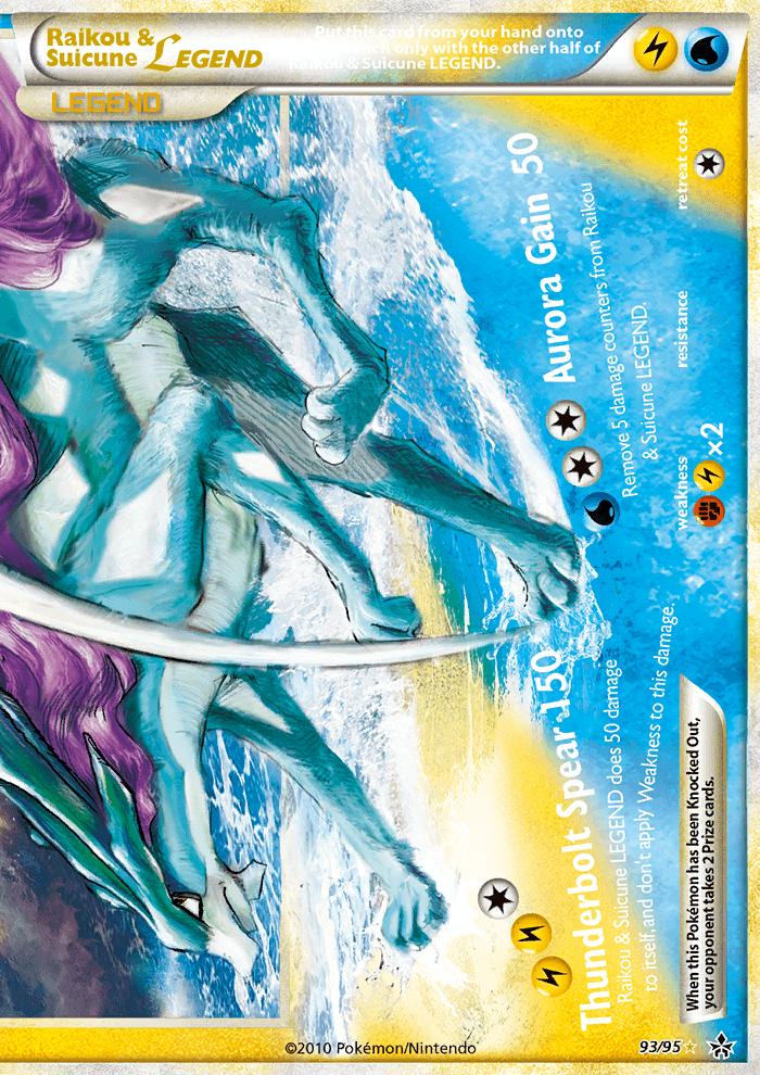 Raikou & Suicune Legend (Bottom) 93/95