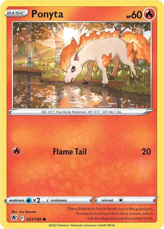 Ponyta (021/189) (Normal) (SWSH10: Astral Radiance)
