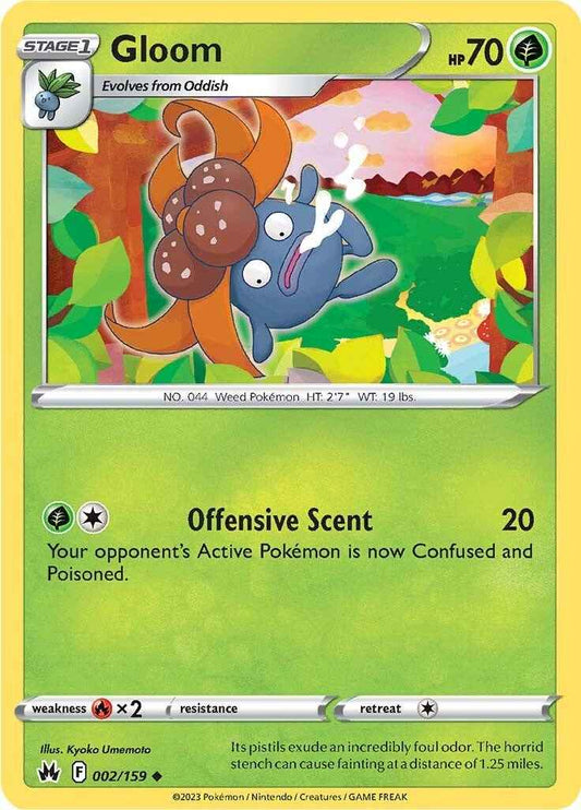 Gloom (002/159) (Normal) (SWSH: Crown Zenith)