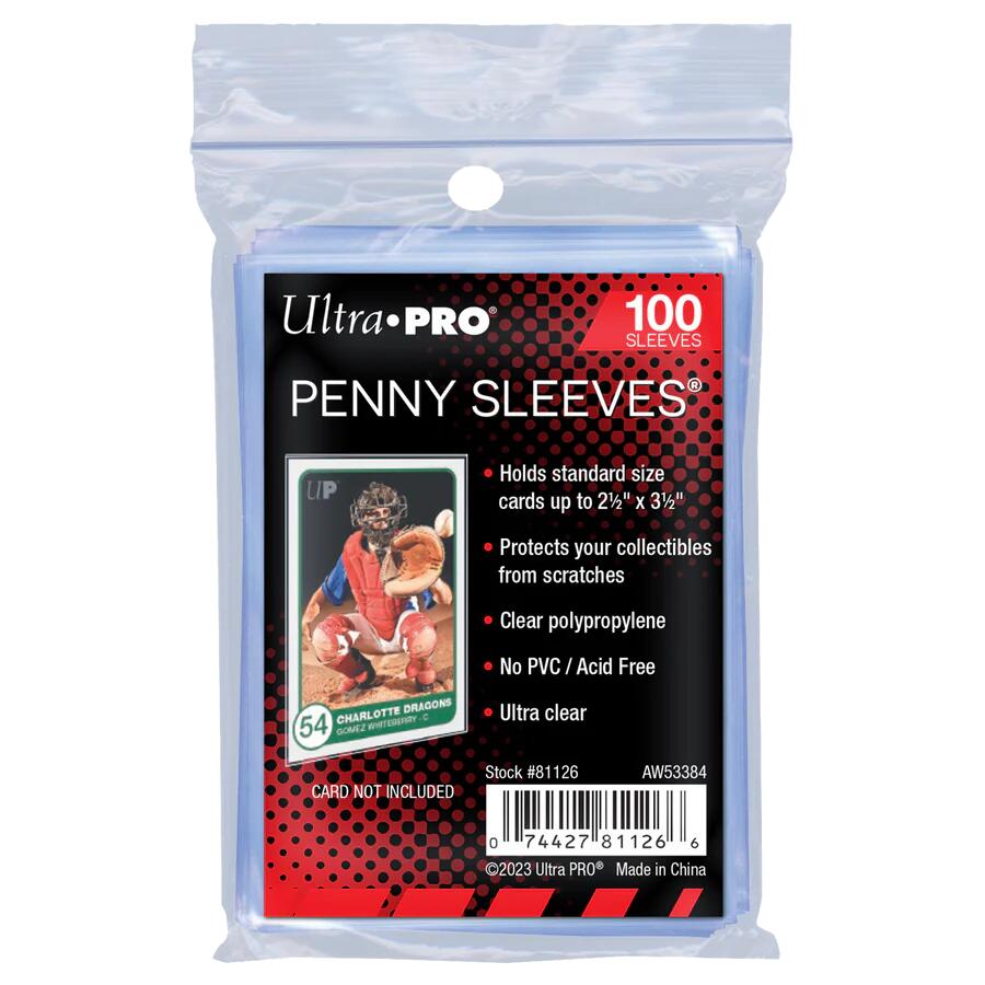 Ultra Pro: Soft Card Penny Sleeves - Standard (100-Pack)
