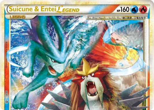 Suicune & Entei Legend (Top) (94/95) (Holofoil) (Unleashed)
