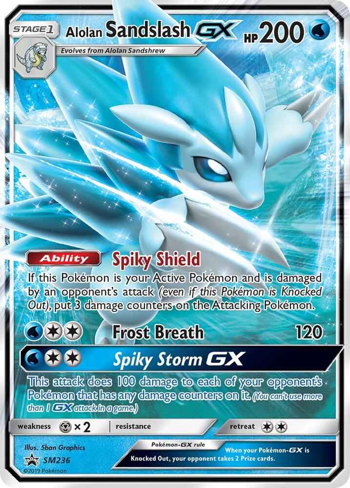 Alolan Sandslash GX (Holofoil) SM236