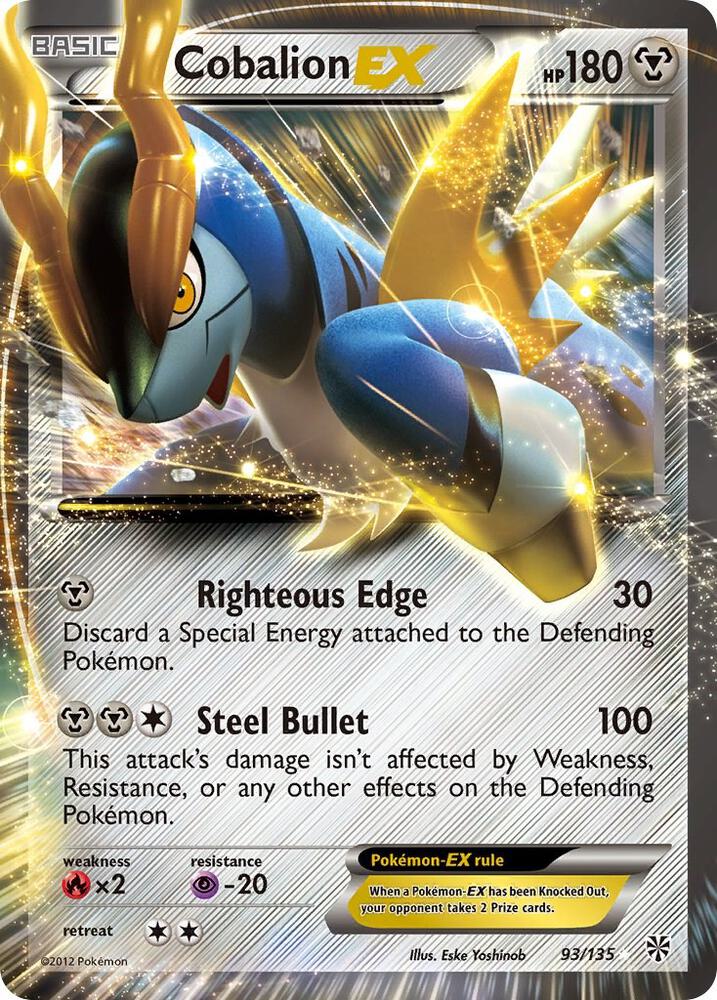 Cobalion EX (Holofoil) 93/135