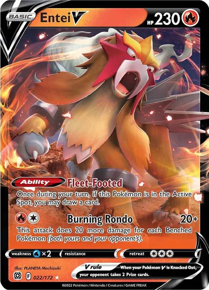 Entei V (Holofoil) 022/172