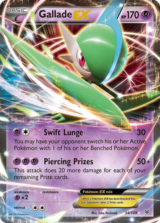 Gallade EX (Holofoil) 34/108