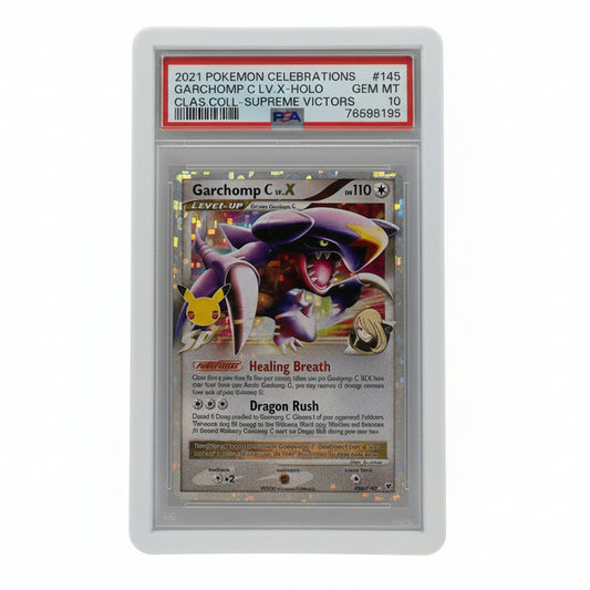 Pokémon Celebrations Garchomp C LV X 145/147 PSA 10