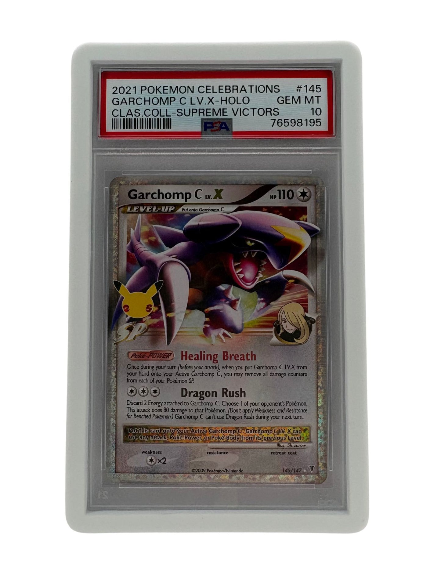 Pokémon Celebrations Garchomp C LV X 145/147 PSA 10