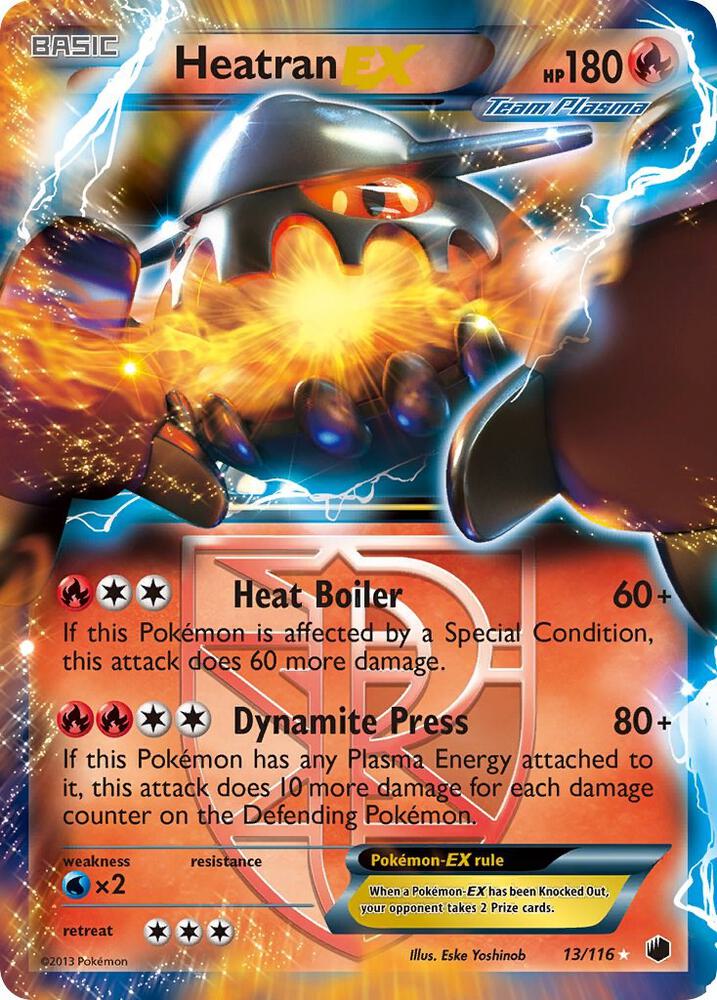 Heatran EX (Holofoil) 13/116