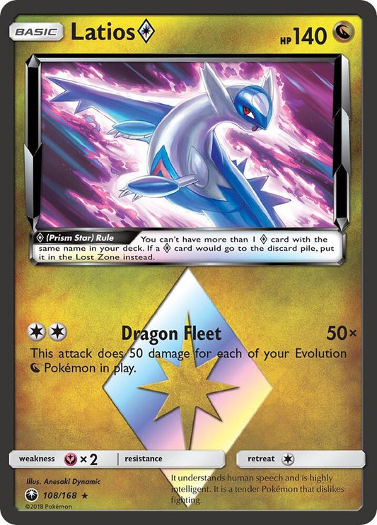 Latios Prism Star (Holofoil) 108/168