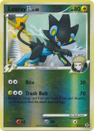 Luxray GL Reverse Holo 9/111