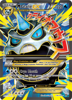 M Glalie EX (Holofoil) 156/162