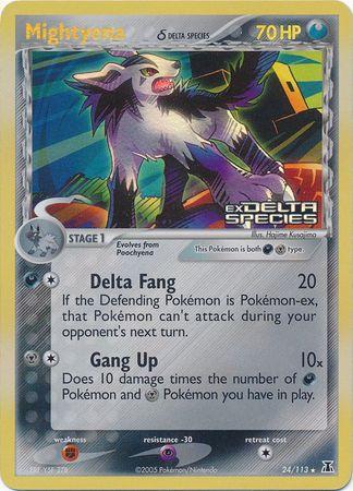 Mightyena (Delta Species Reverse Holo) 24/113
