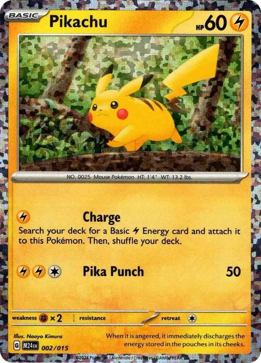 Pikachu (Holofoil) 002/015