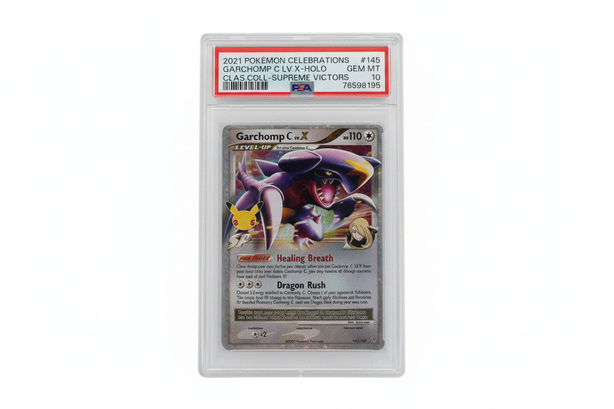 Pokémon Celebrations Garchomp C LV X 145/147 PSA 10