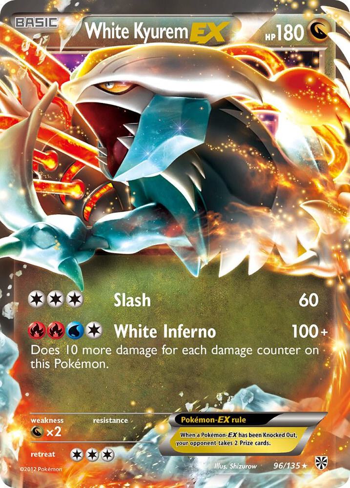 White Kyurem EX (Holofoil) 96/135