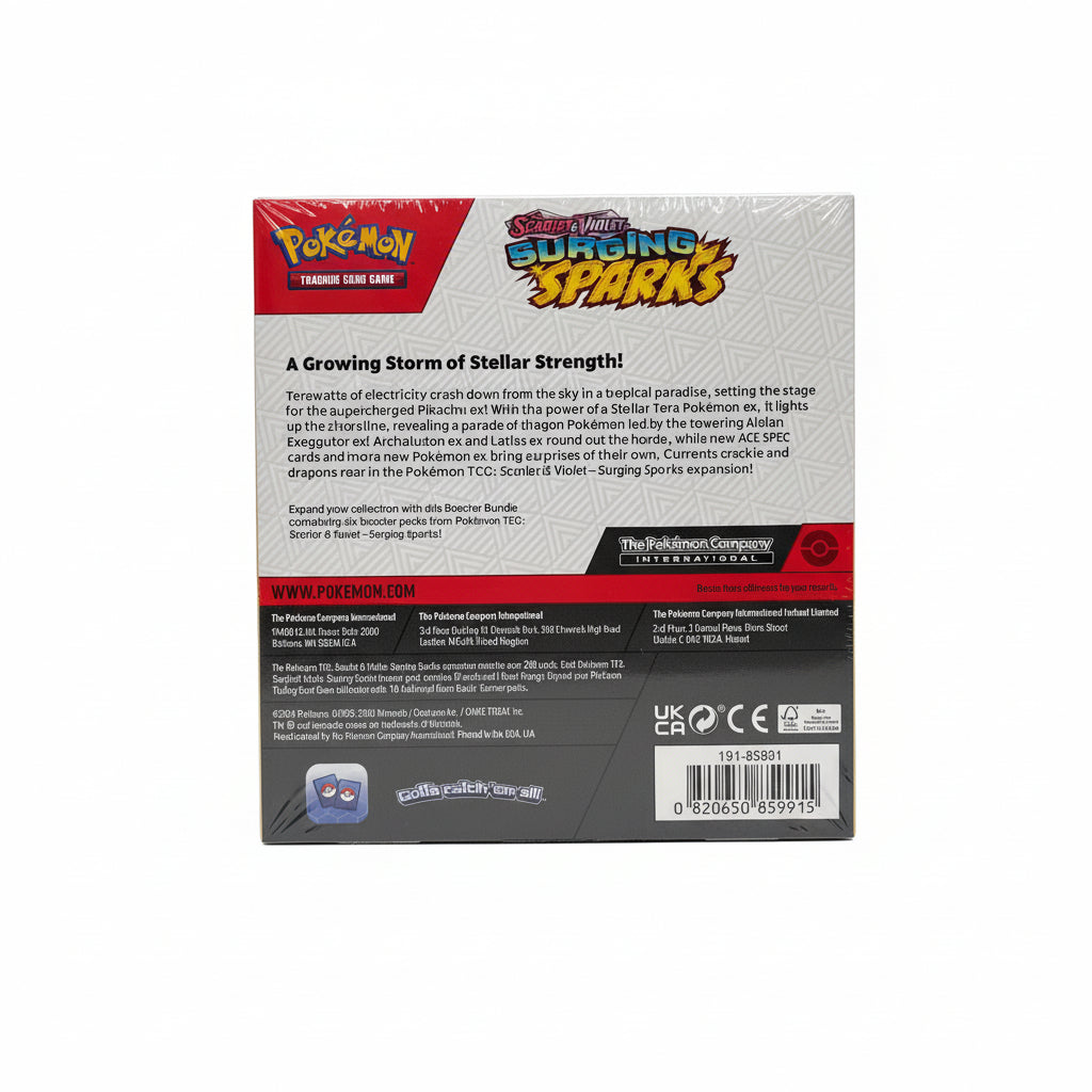 Pokémon TCG Scarlet/Violet Surging Sparks Booster Bundle
